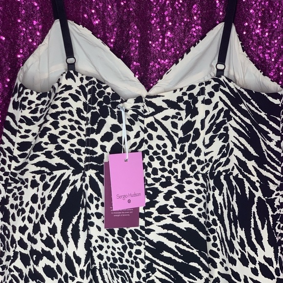 Sergio Hudson by Target Animal Print bustier midi dress - Picture 4 of 9
